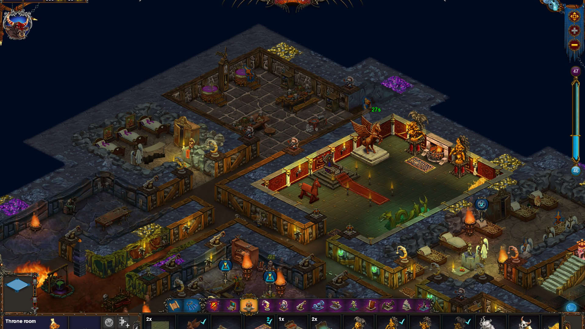 Screenshot for Little Imps: A Dungeon Builder