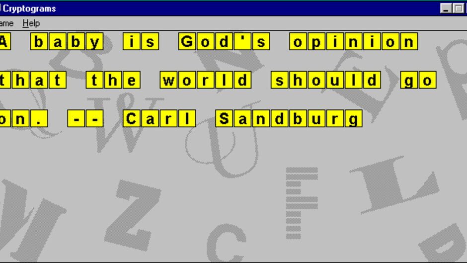 Screenshot for Cryptograms