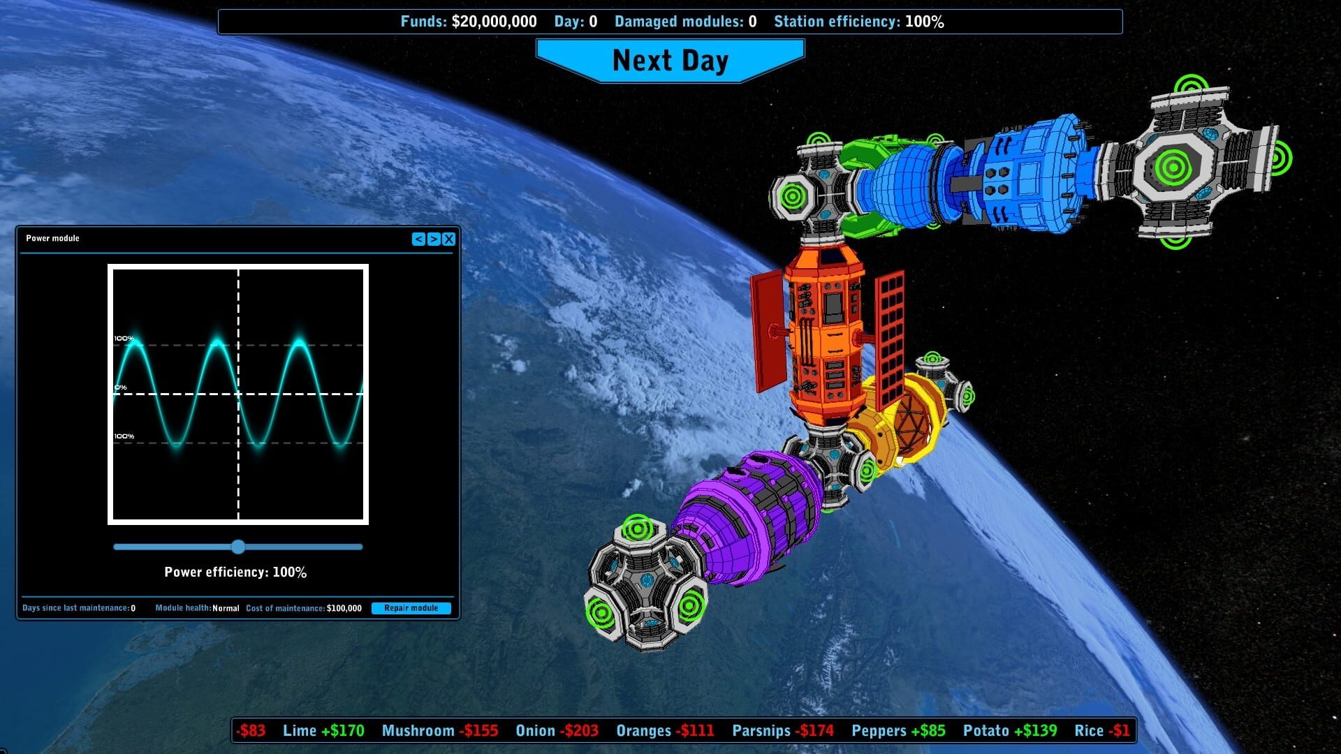 Screenshot for Universal Space Station