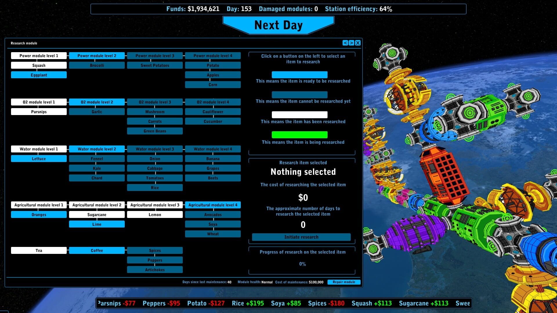 Screenshot for Universal Space Station