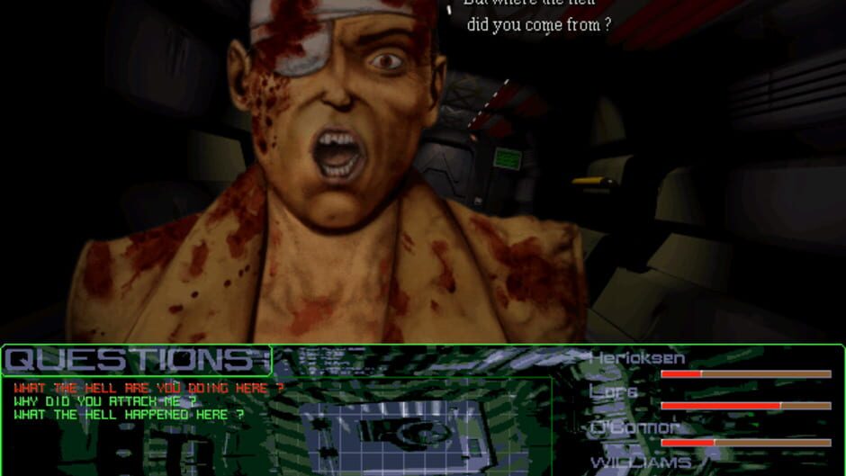 Screenshot for Aliens: A Comic Book Adventure