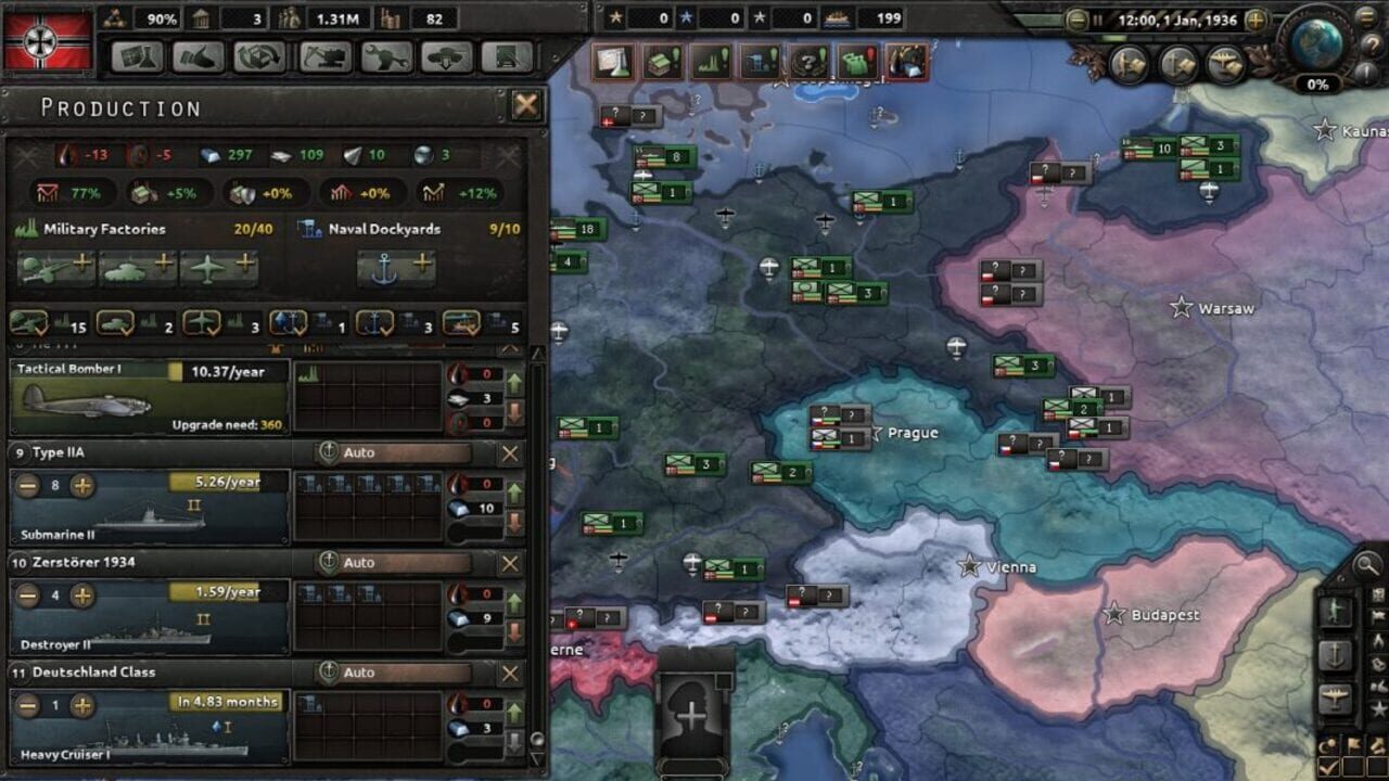 Screenshot for Hearts of Iron IV