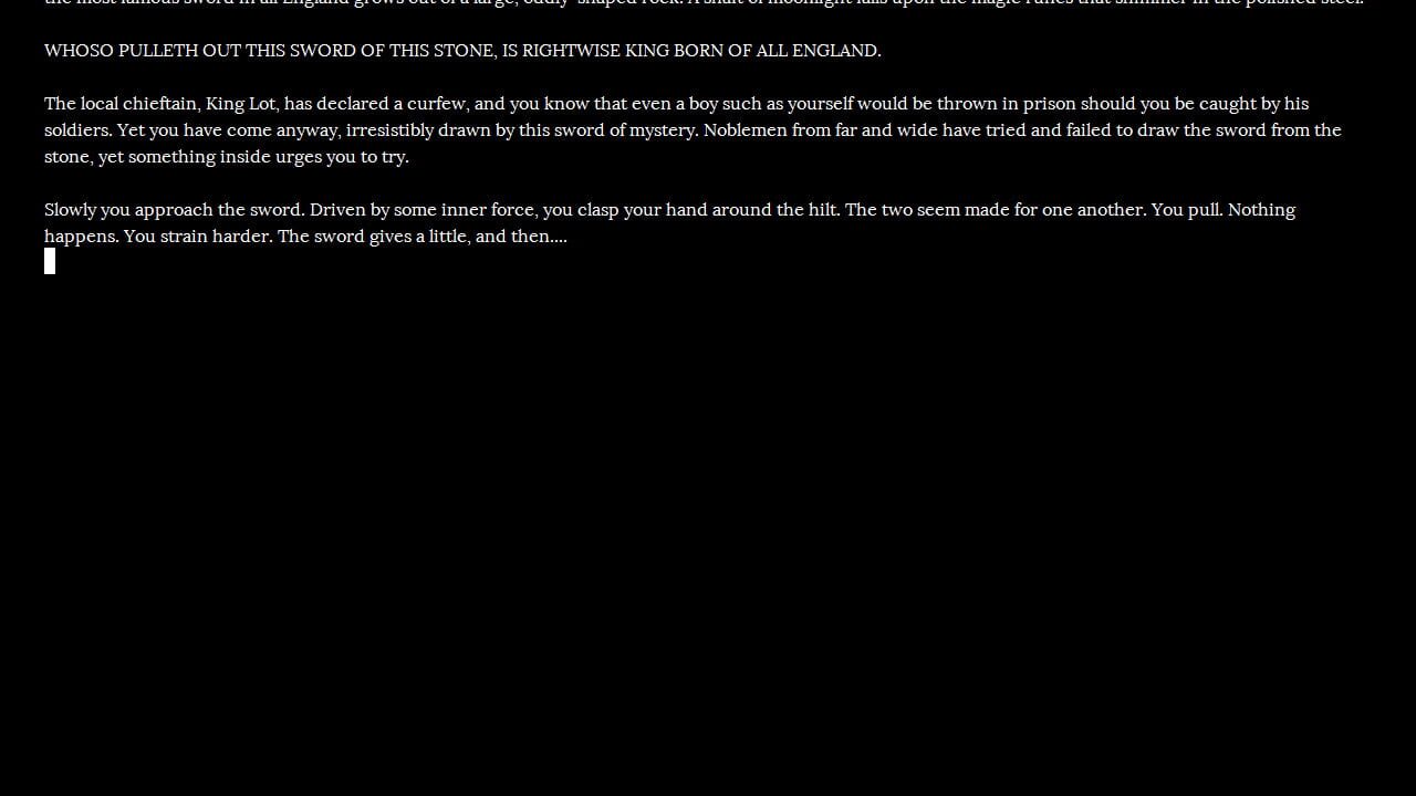 Screenshot for Arthur: The Quest for Excalibur