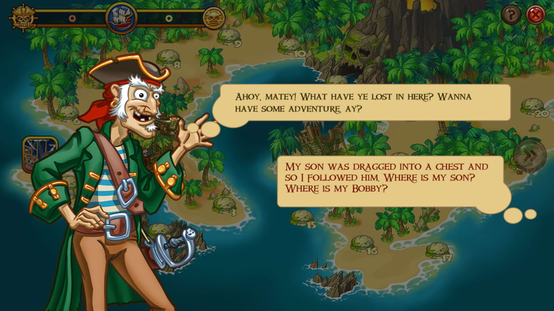 Screenshot for Match Three Pirates! Heir to Davy Jones