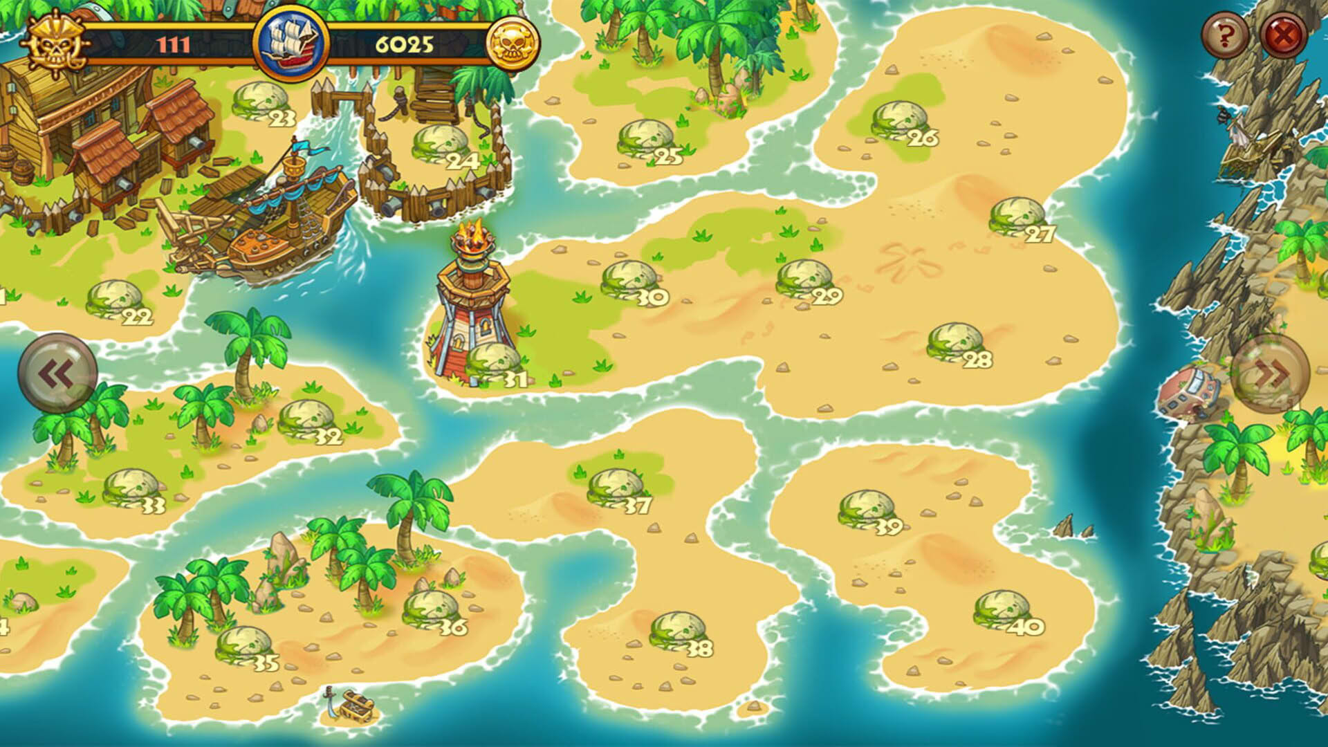Screenshot for Match Three Pirates! Heir to Davy Jones