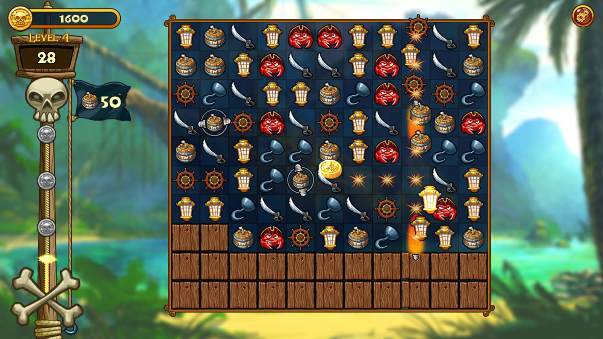 Screenshot for Match Three Pirates! Heir to Davy Jones