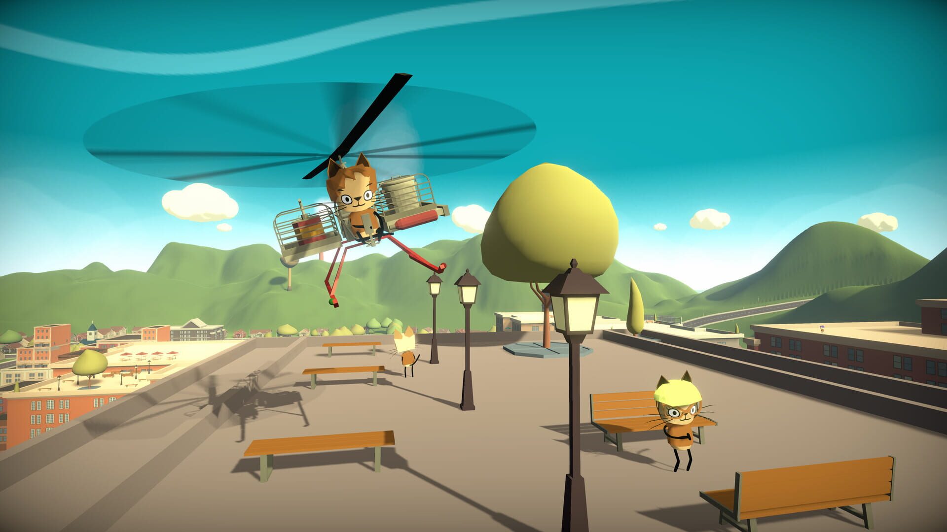 Screenshot for Cats Fly Helicopters
