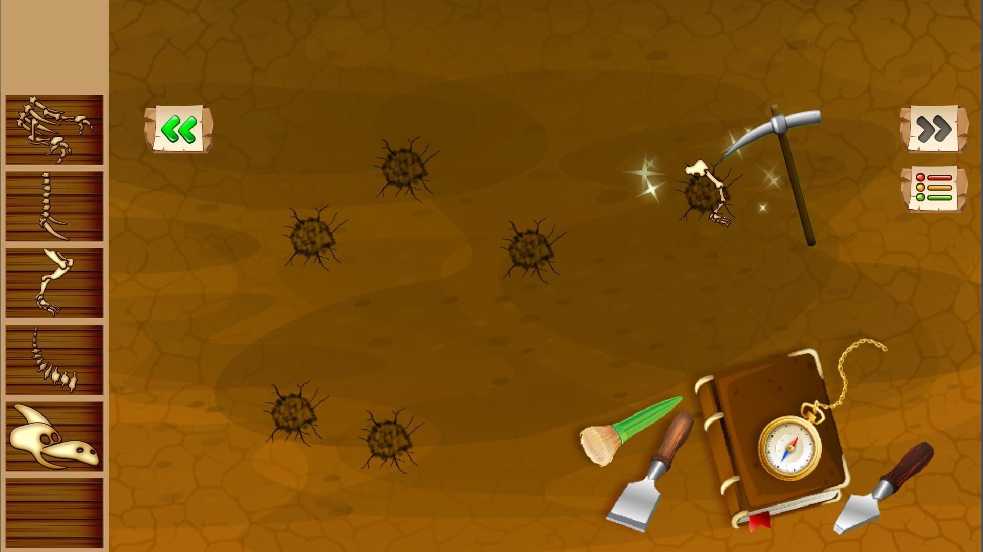 Screenshot for Dinosaur Bone Digging