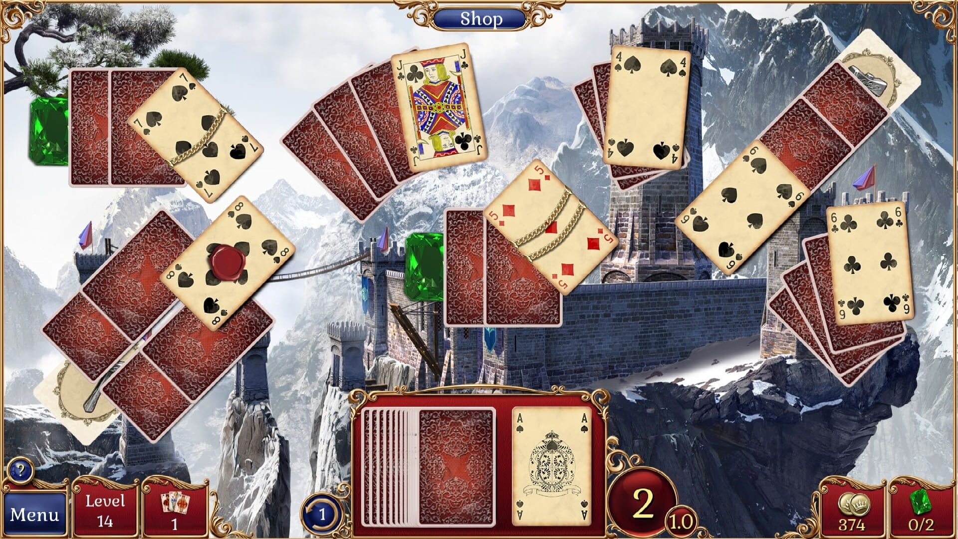 Screenshot for Jewel Match Solitaire 2: Collector's Edition