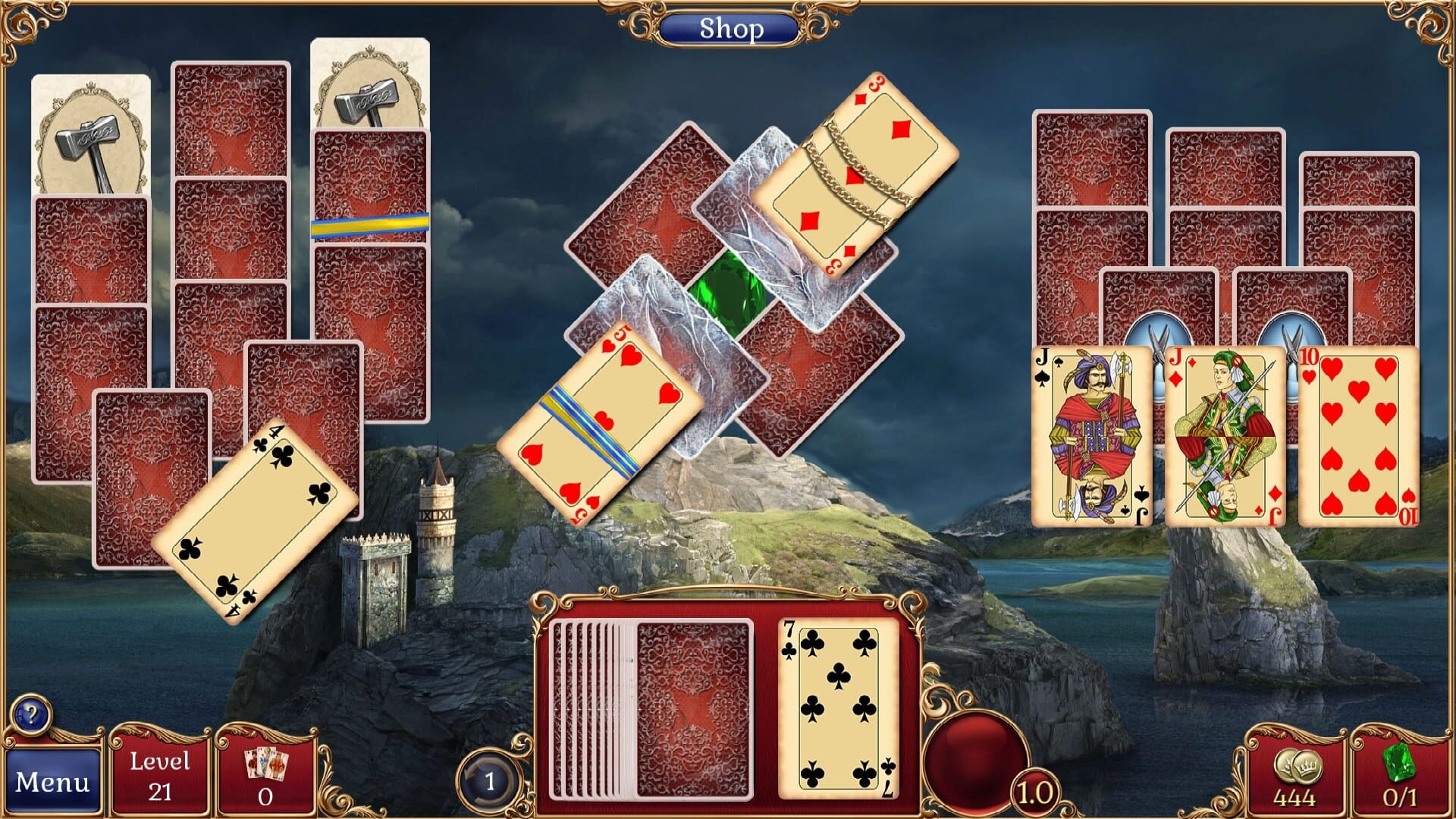Screenshot for Jewel Match Solitaire 2: Collector's Edition