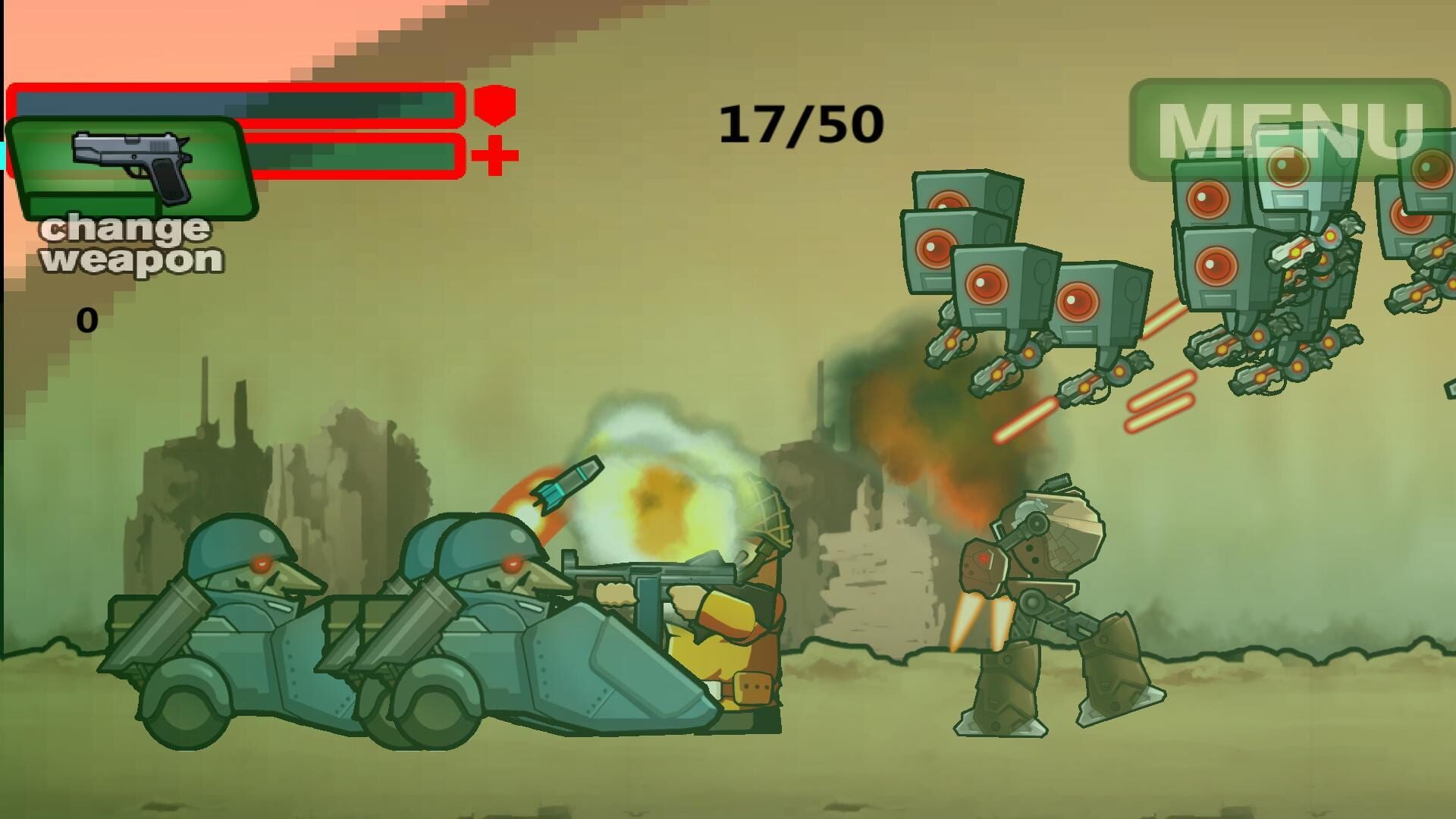 Screenshot for Assault of the Robots