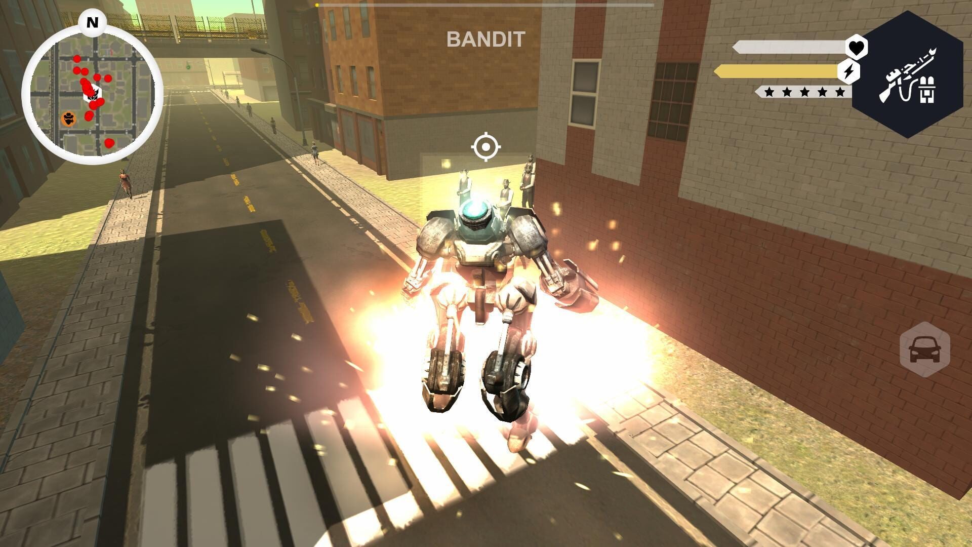 Screenshot for Muscle Car Robot