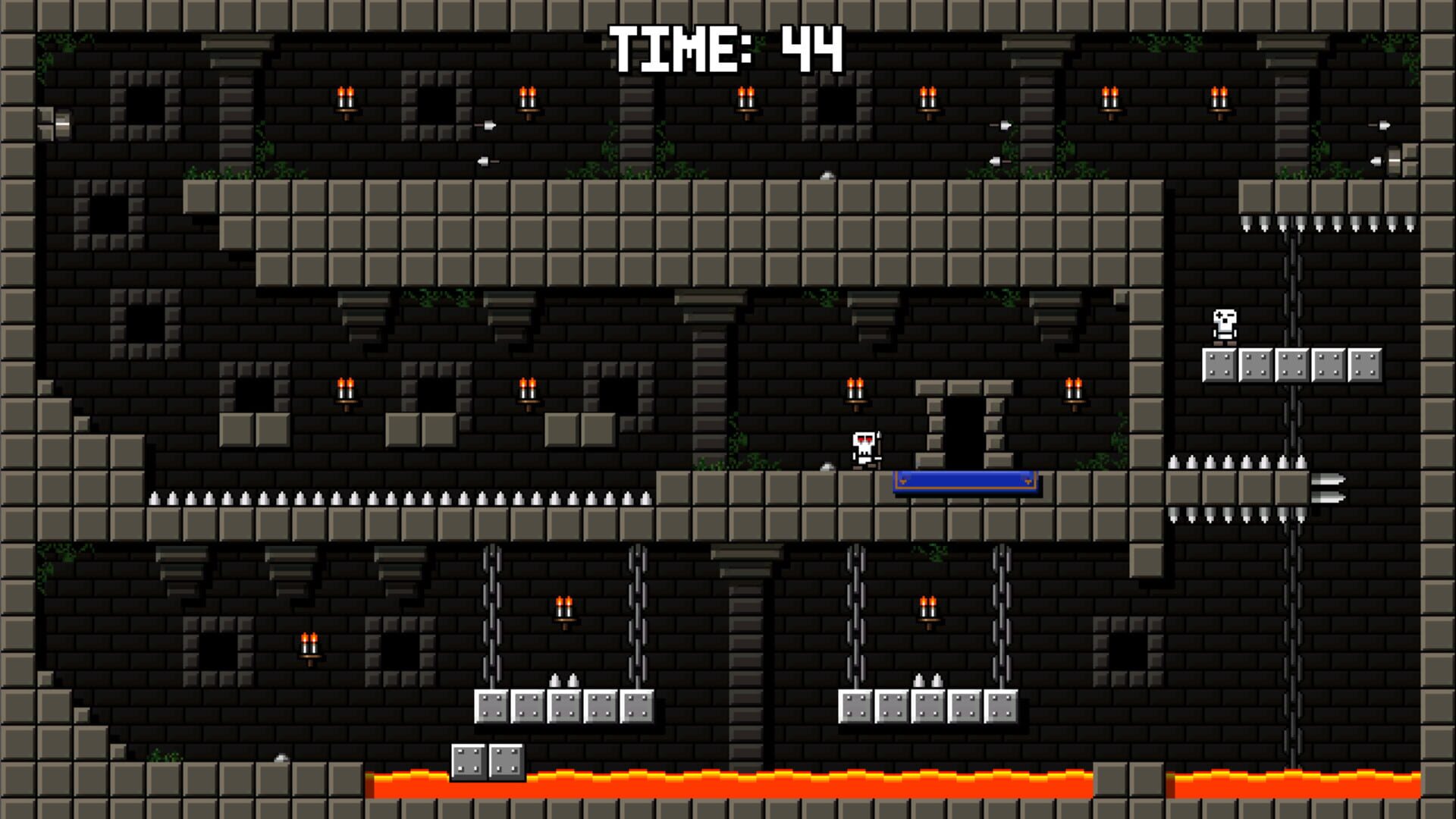 Screenshot for Castle of Pixel Skulls