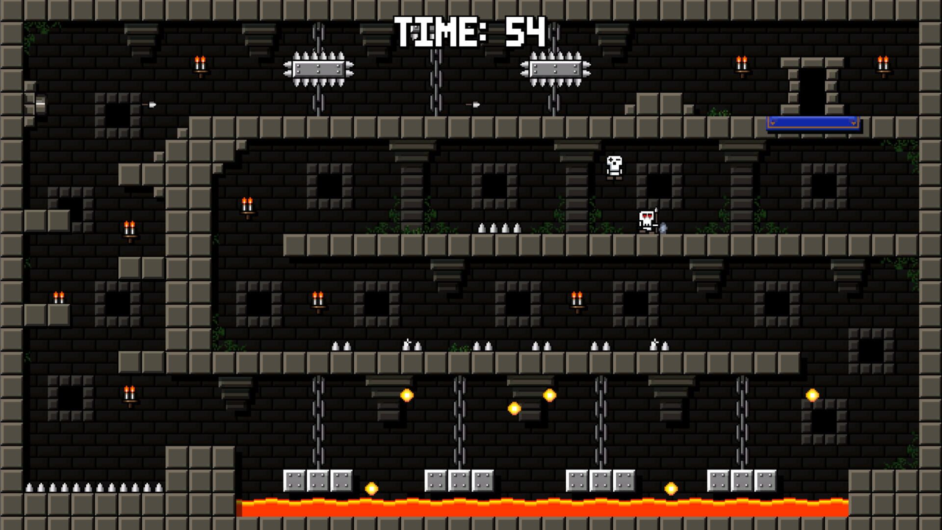 Screenshot for Castle of Pixel Skulls