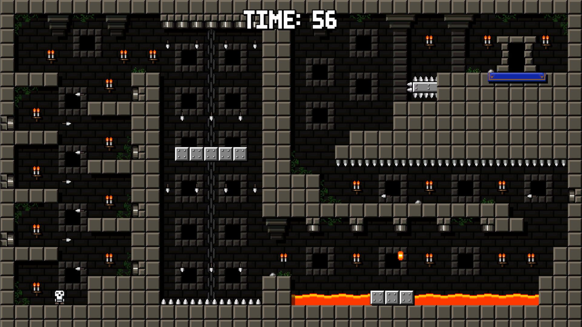 Screenshot for Castle of Pixel Skulls