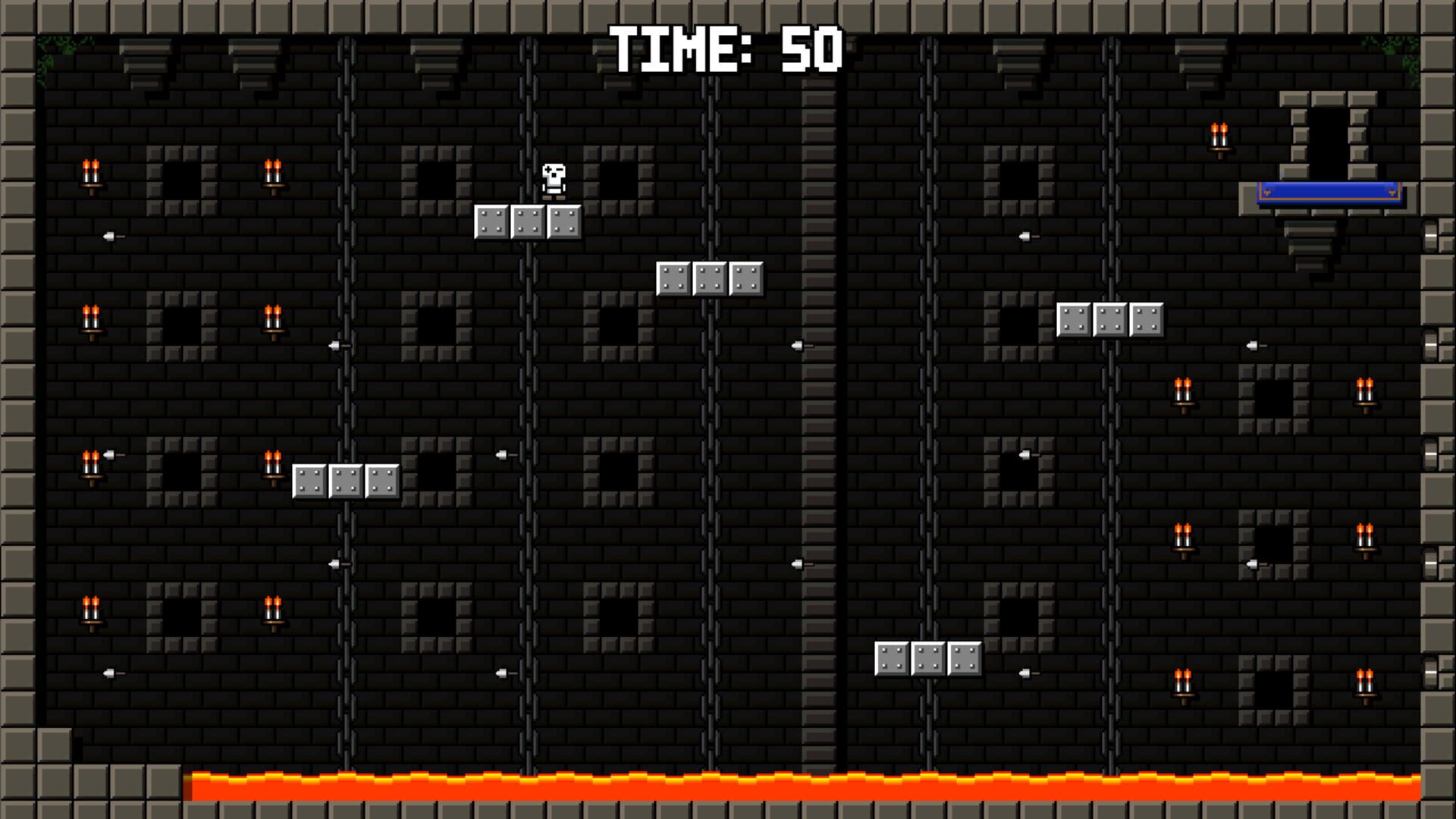 Screenshot for Castle of Pixel Skulls