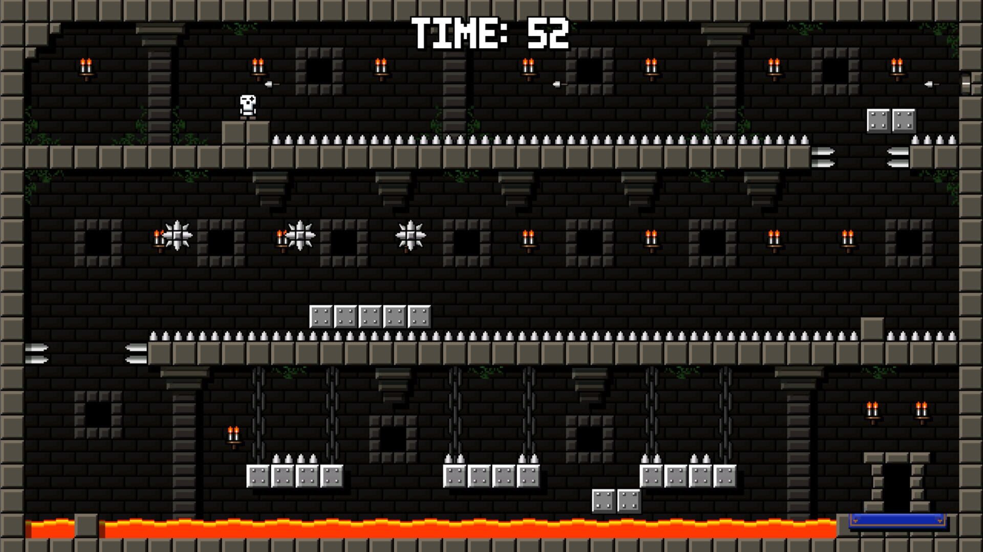 Screenshot for Castle of Pixel Skulls