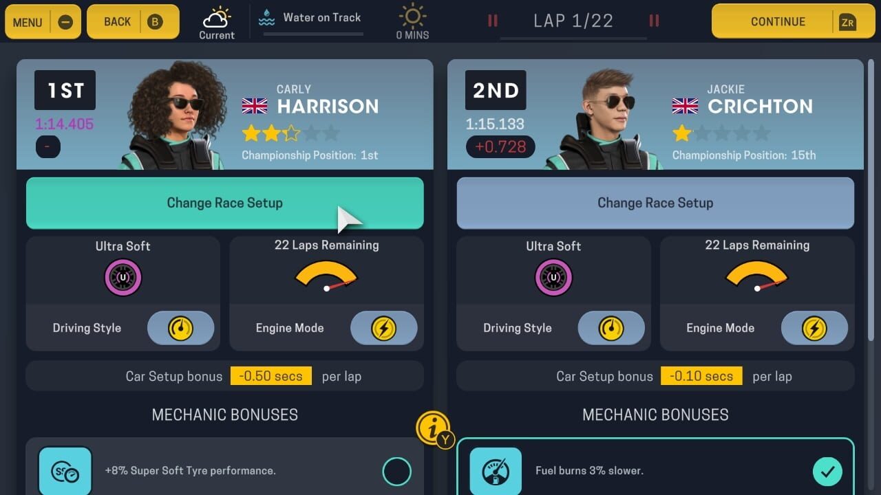 Screenshot for Motorsport Manager for Nintendo Switch