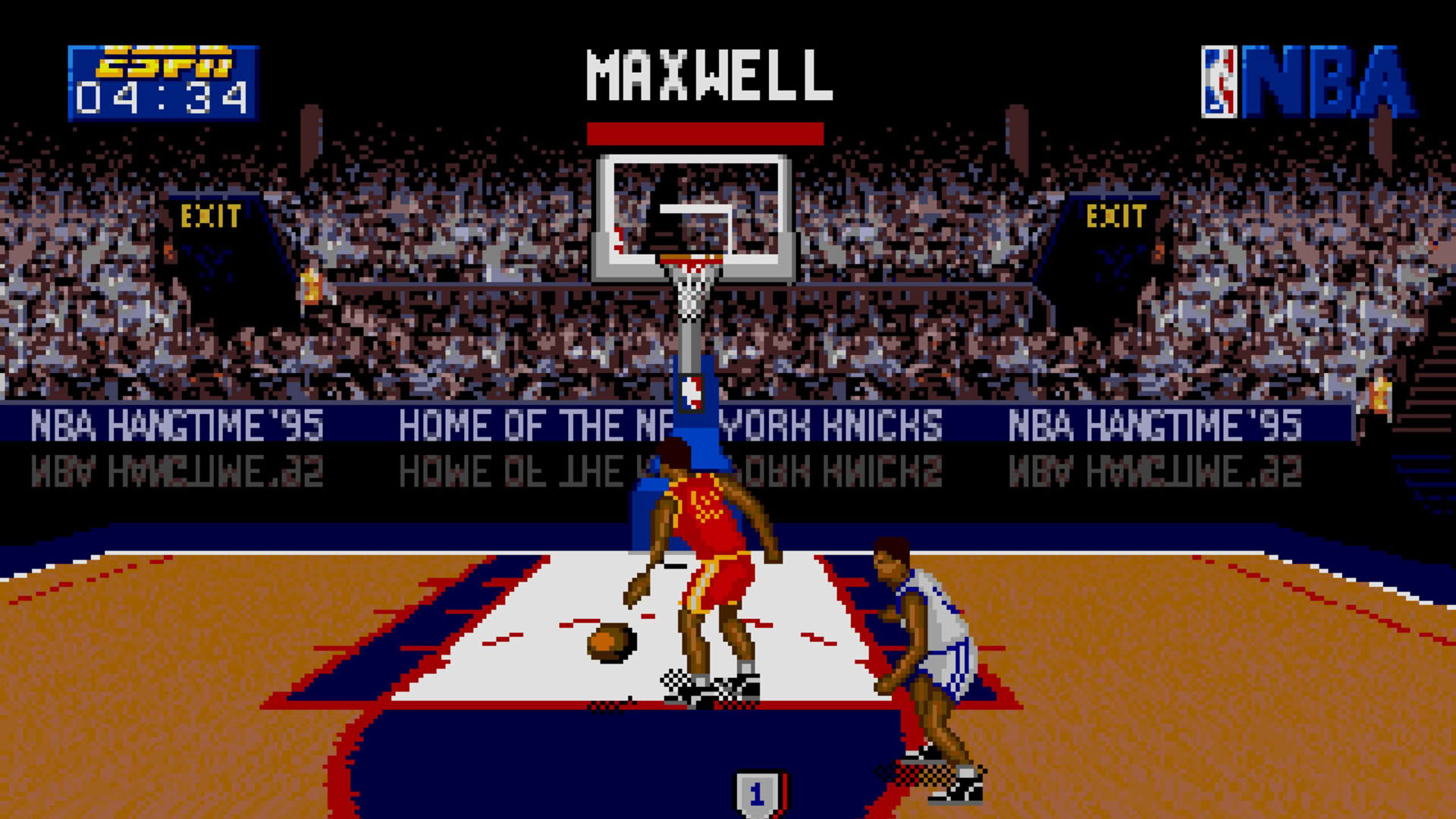Screenshot for ESPN NBA HangTime '95
