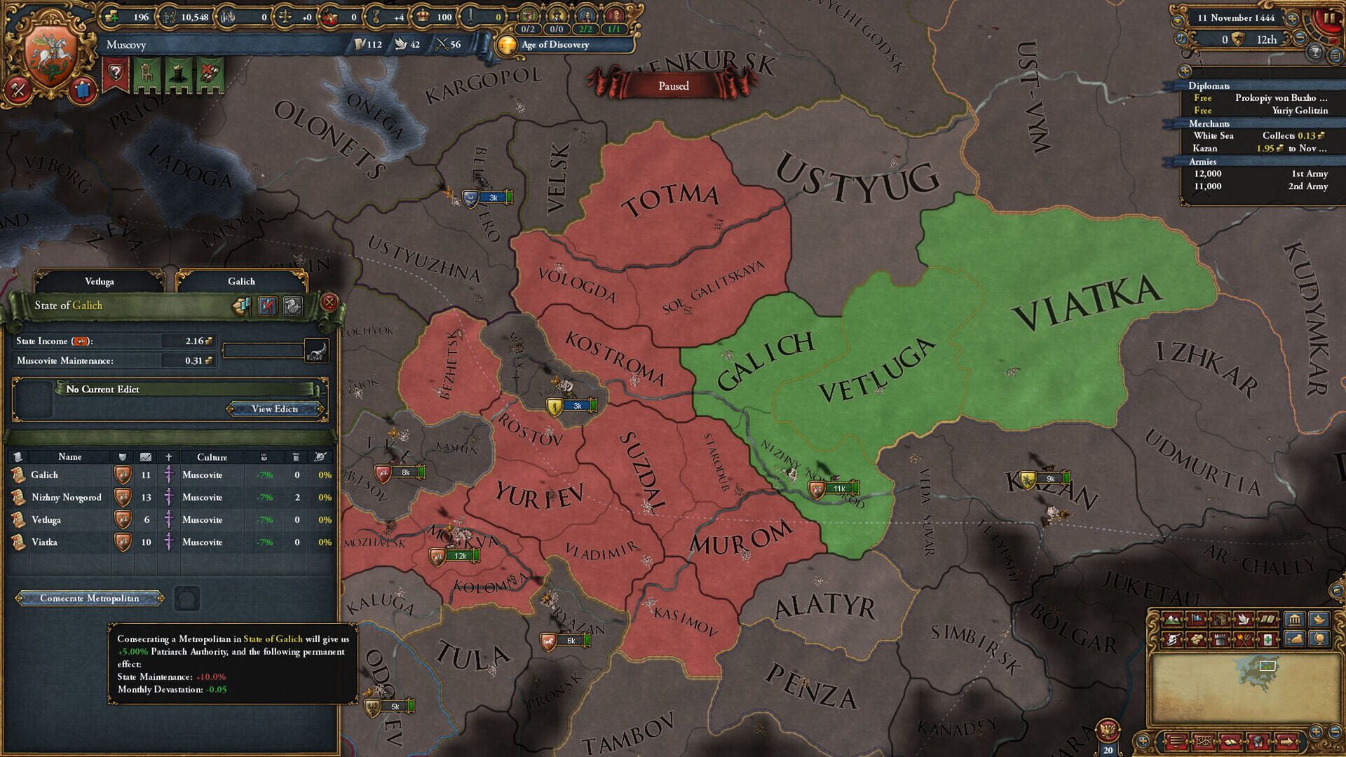 Screenshot for Europa Universalis IV: Third Rome