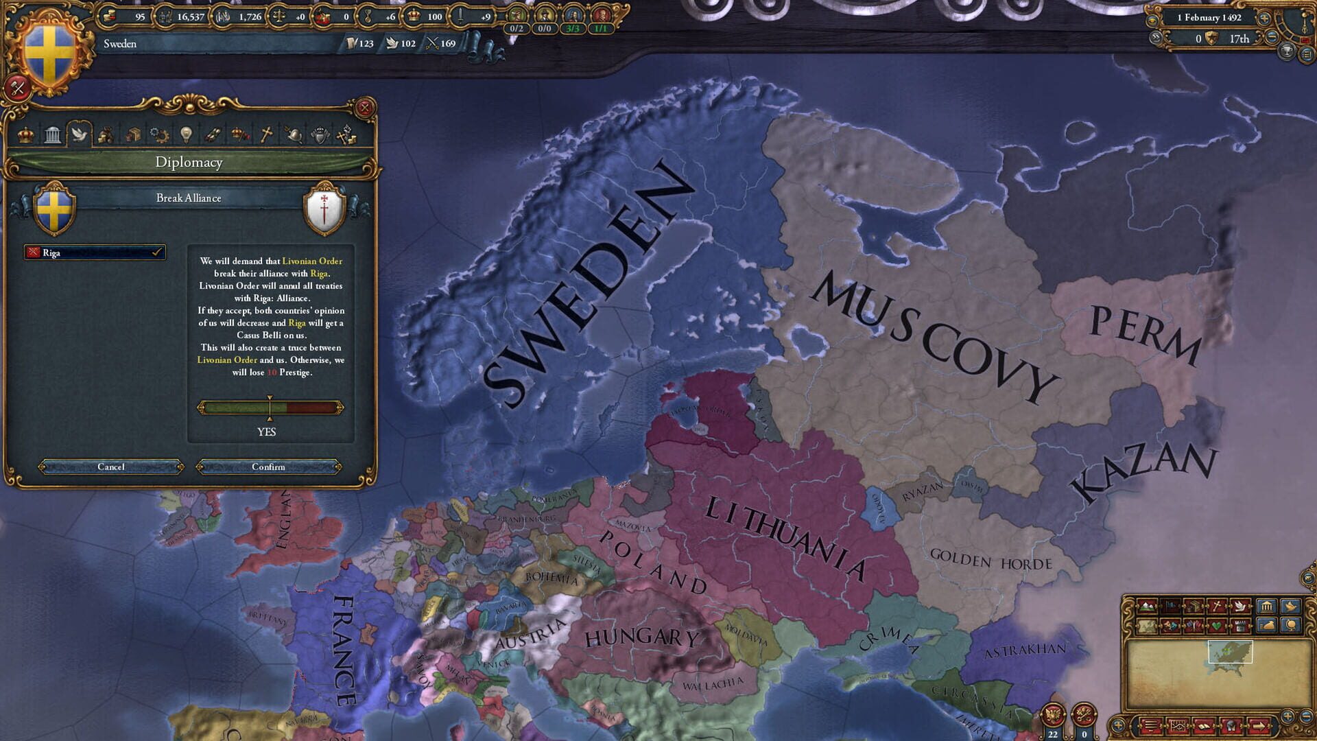 Screenshot for Europa Universalis IV: Rights of Man