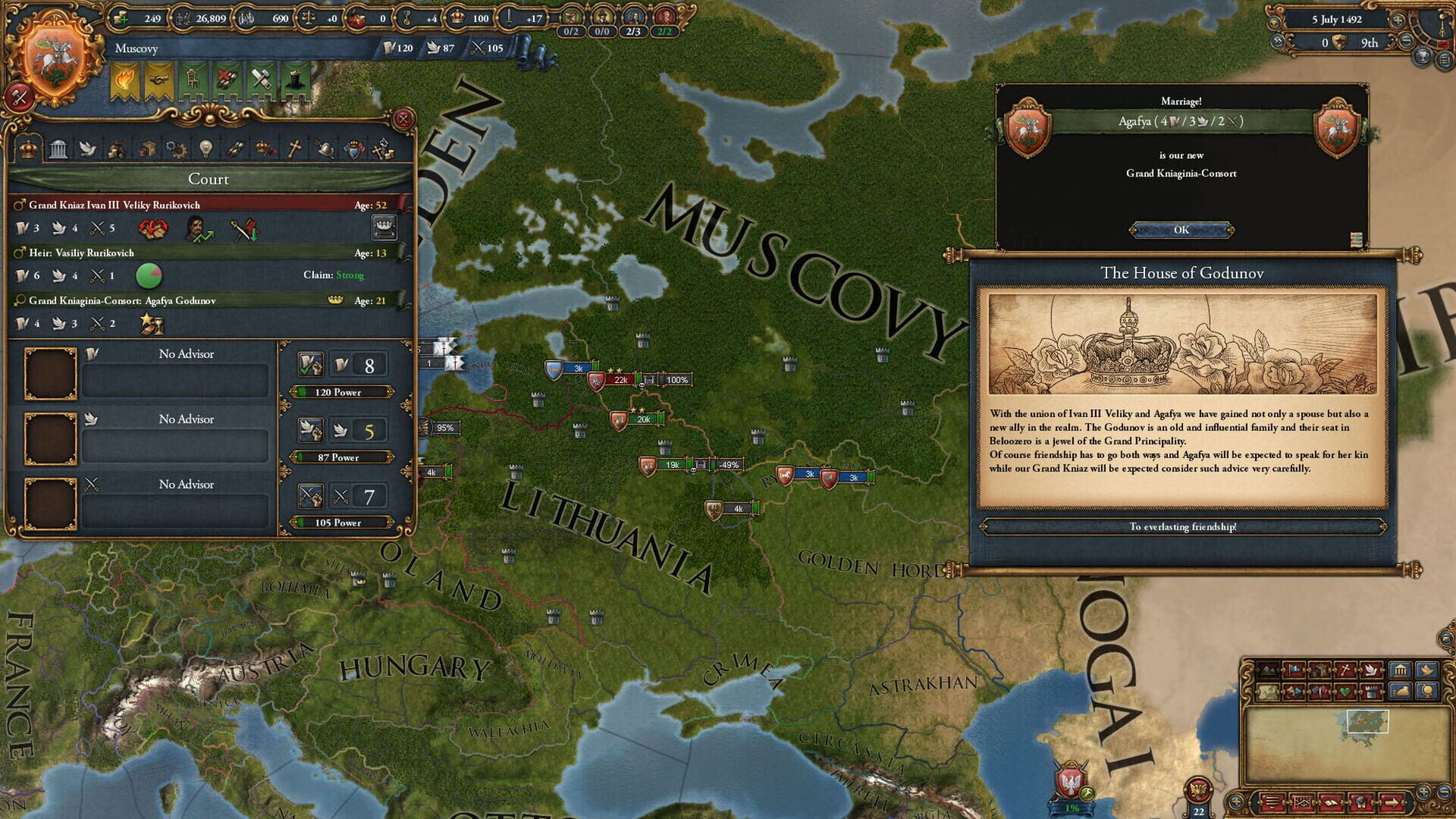 Screenshot for Europa Universalis IV: Rights of Man