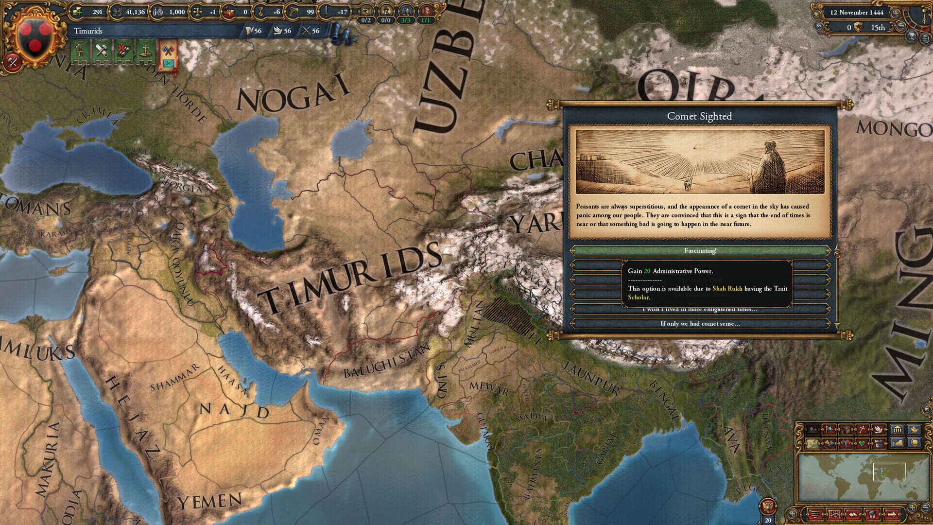 Screenshot for Europa Universalis IV: Rights of Man
