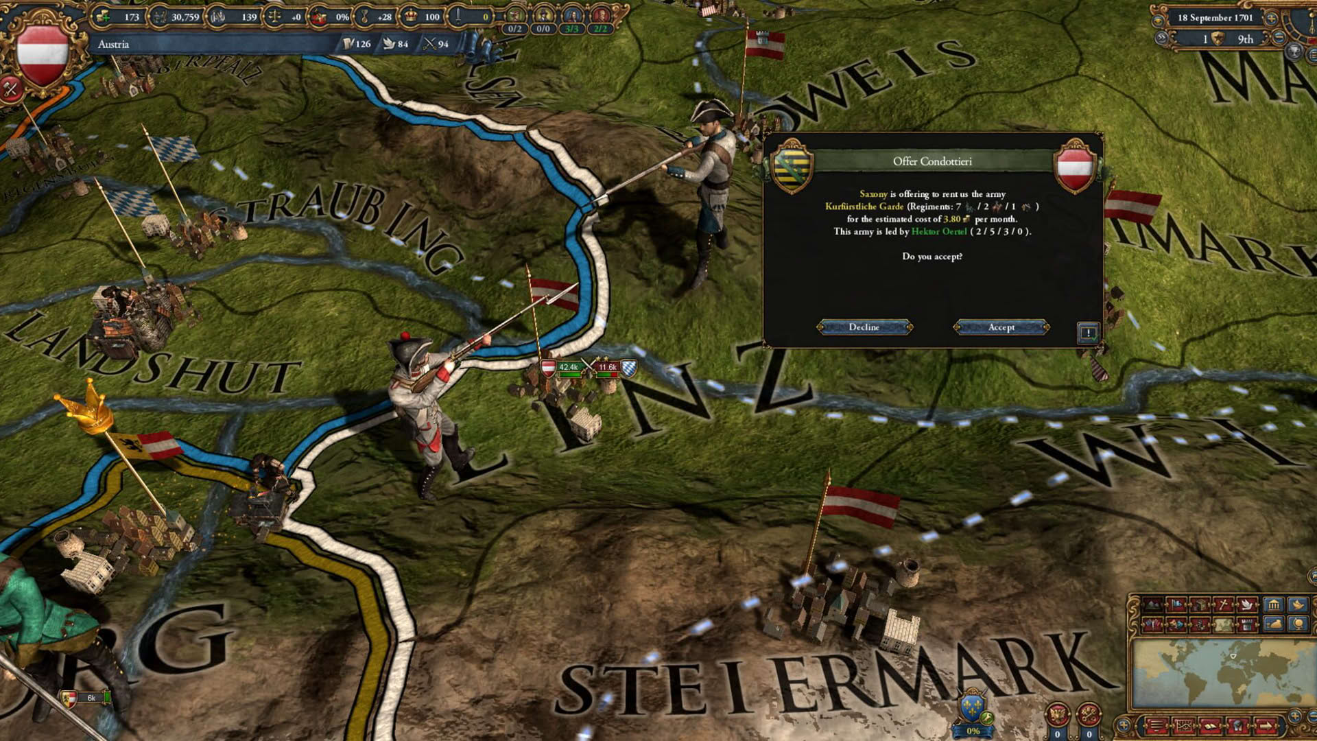 Screenshot for Europa Universalis IV: Mare Nostrum
