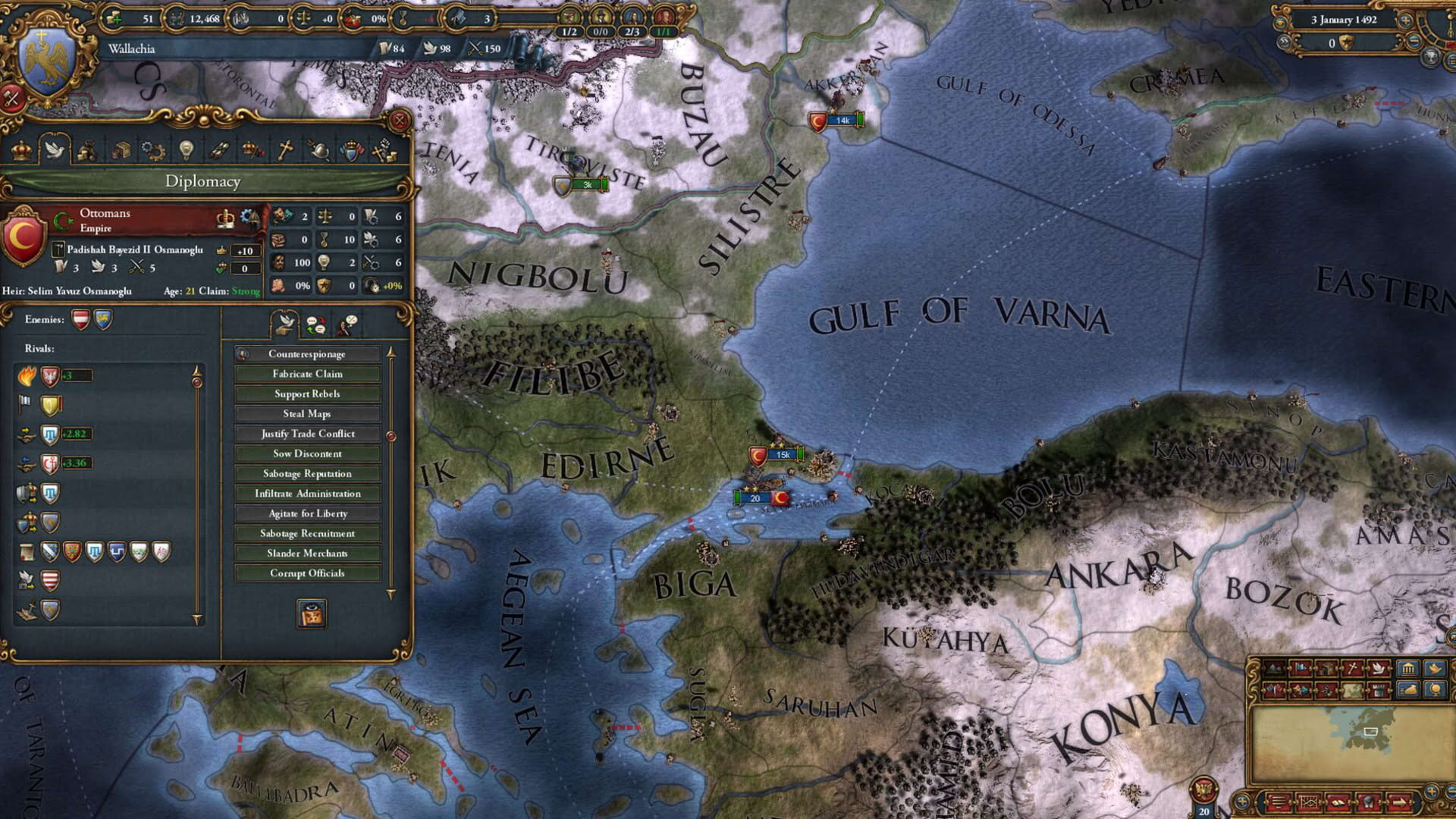 Screenshot for Europa Universalis IV: Mare Nostrum