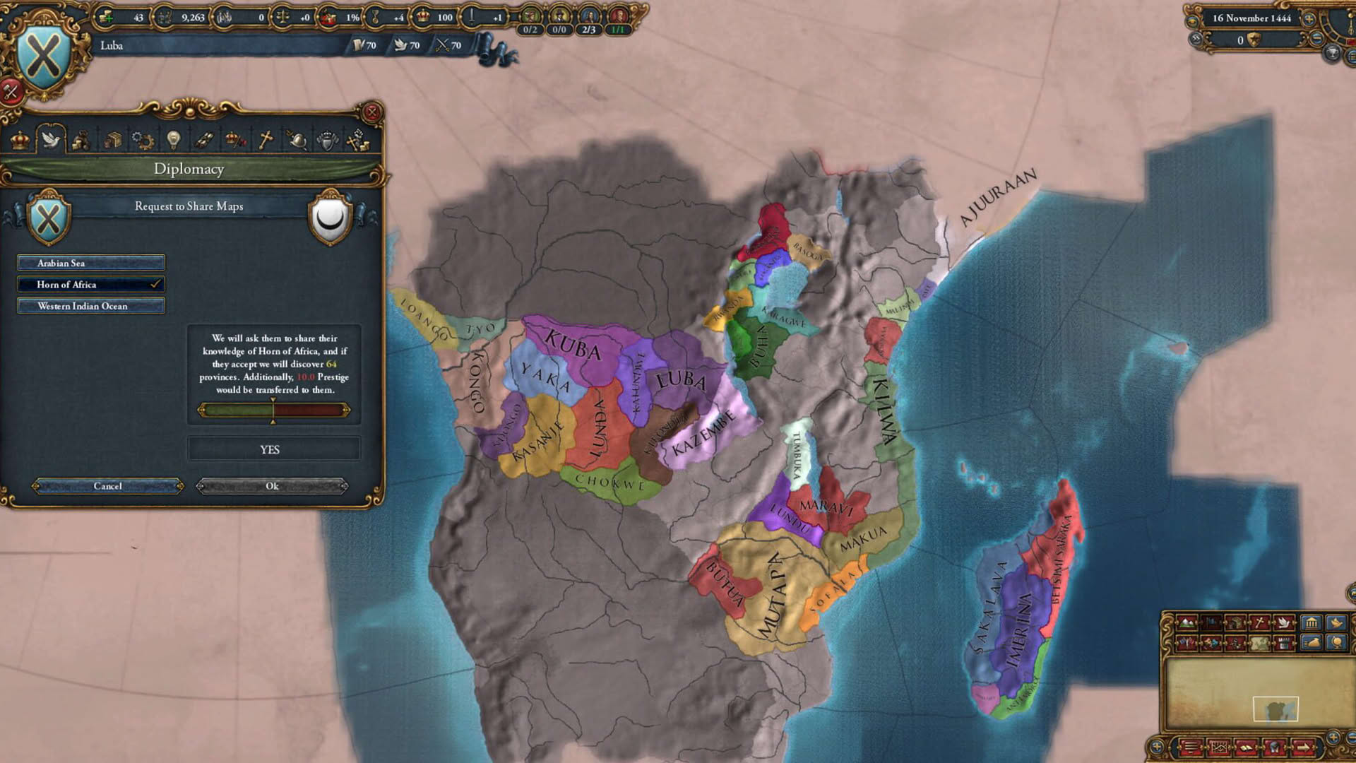 Screenshot for Europa Universalis IV: Mare Nostrum