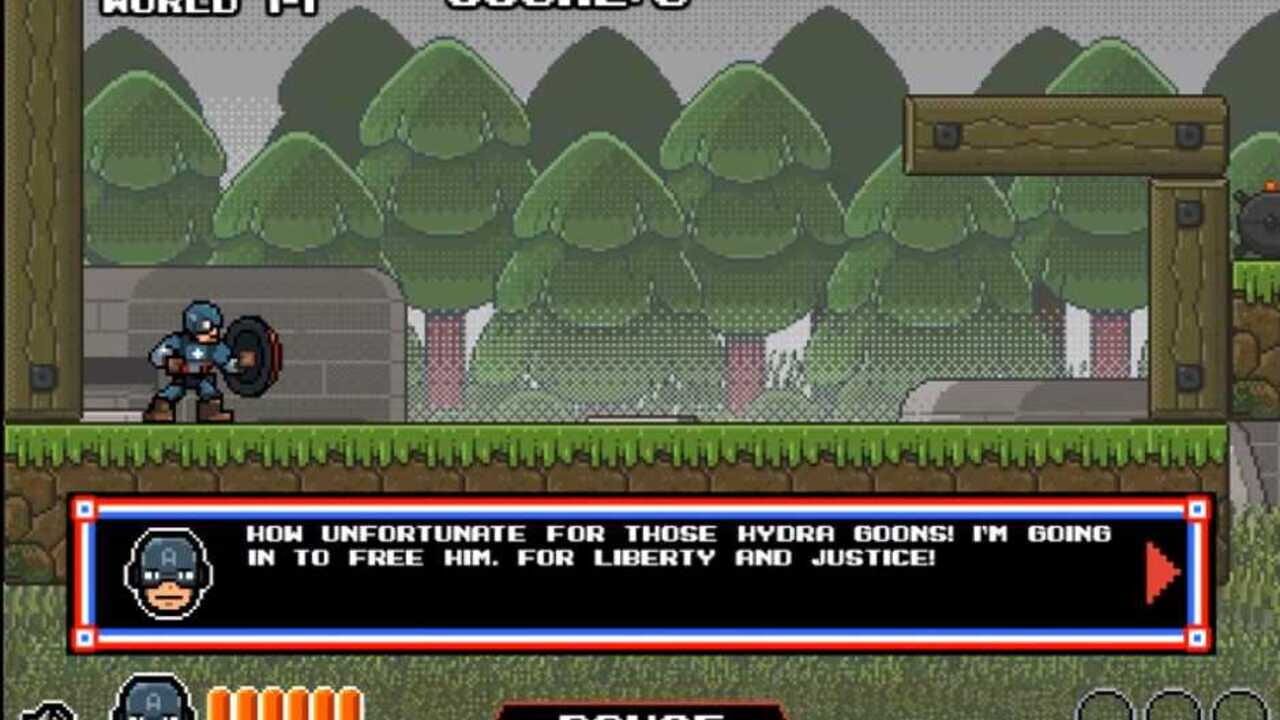 Screenshot for Captain America: Shield of Justice