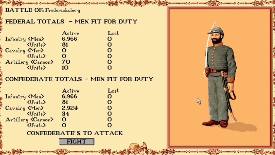 Screenshot for Edward Grabowski's: The Blue & The Gray