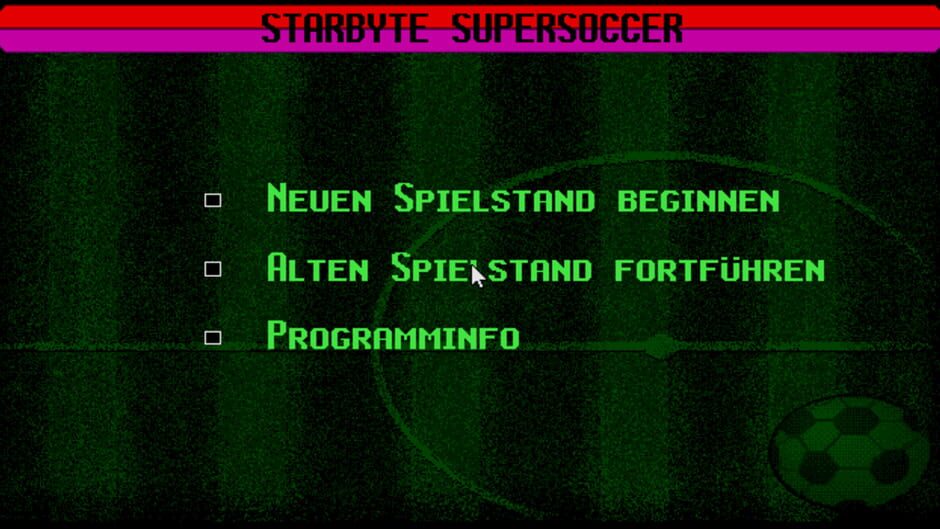 Screenshot for Starbyte Super Soccer