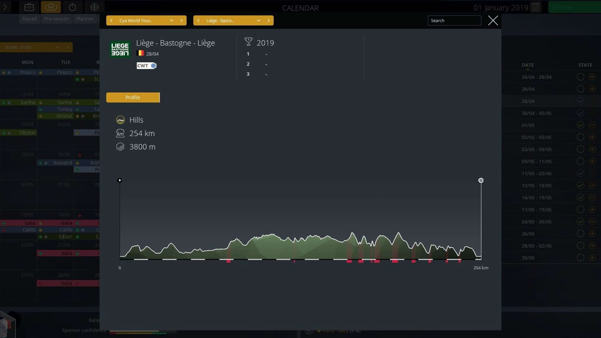 Screenshot for Pro Cycling Manager 2019