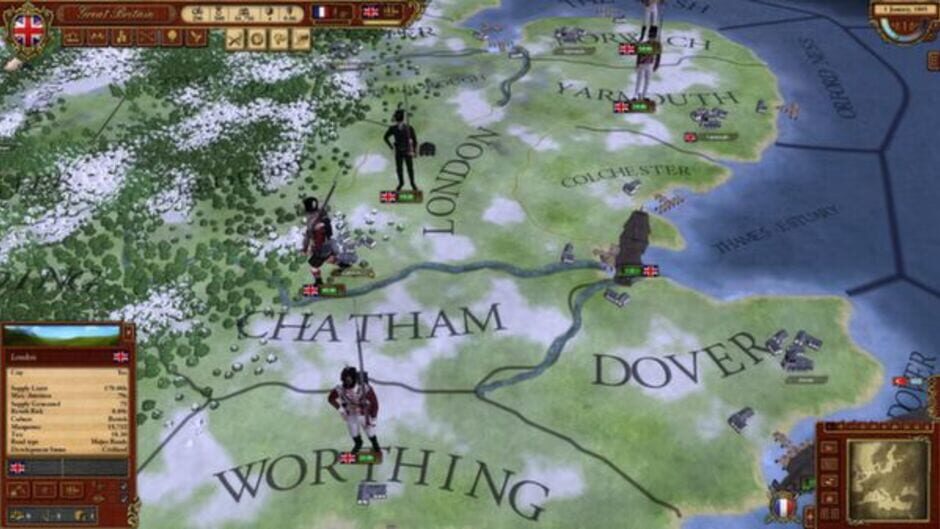 Screenshot for March of the Eagles: British Unit Pack