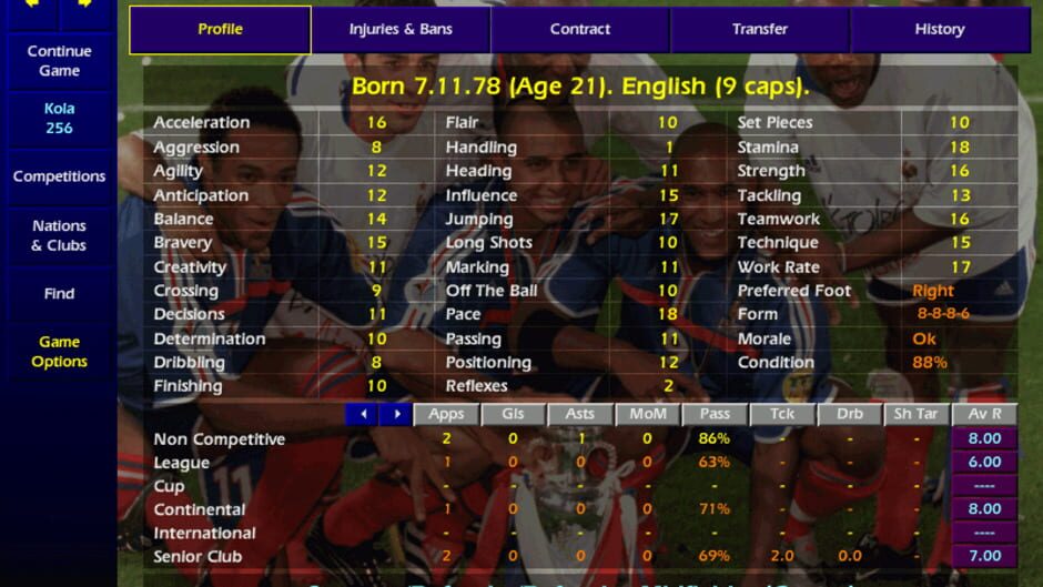 Screenshot for Championship Manager: Season 00/01