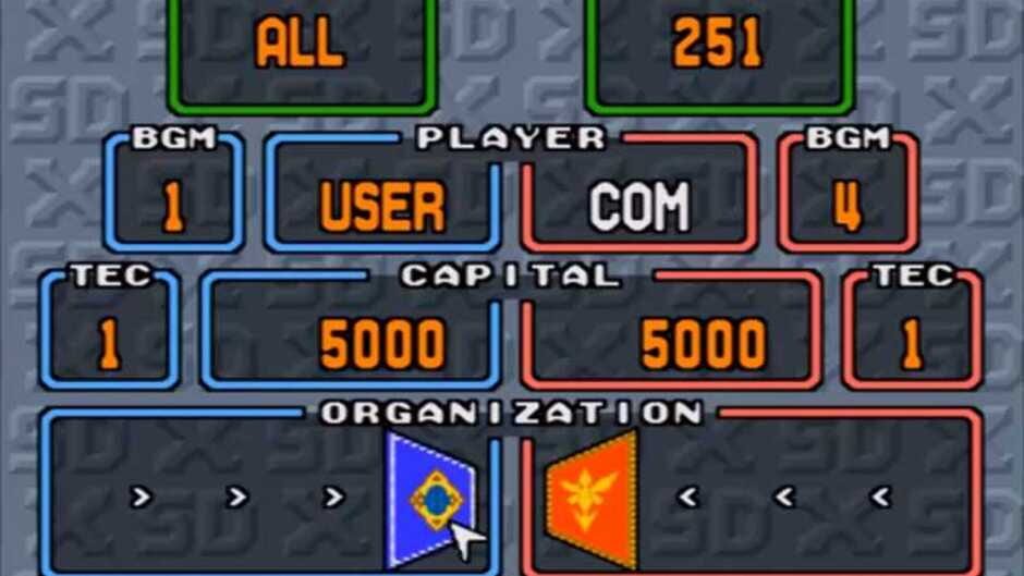 Screenshot for Super Gachapon World: SD Gundam X