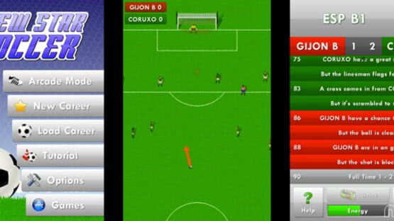 Screenshot for New Star Soccer