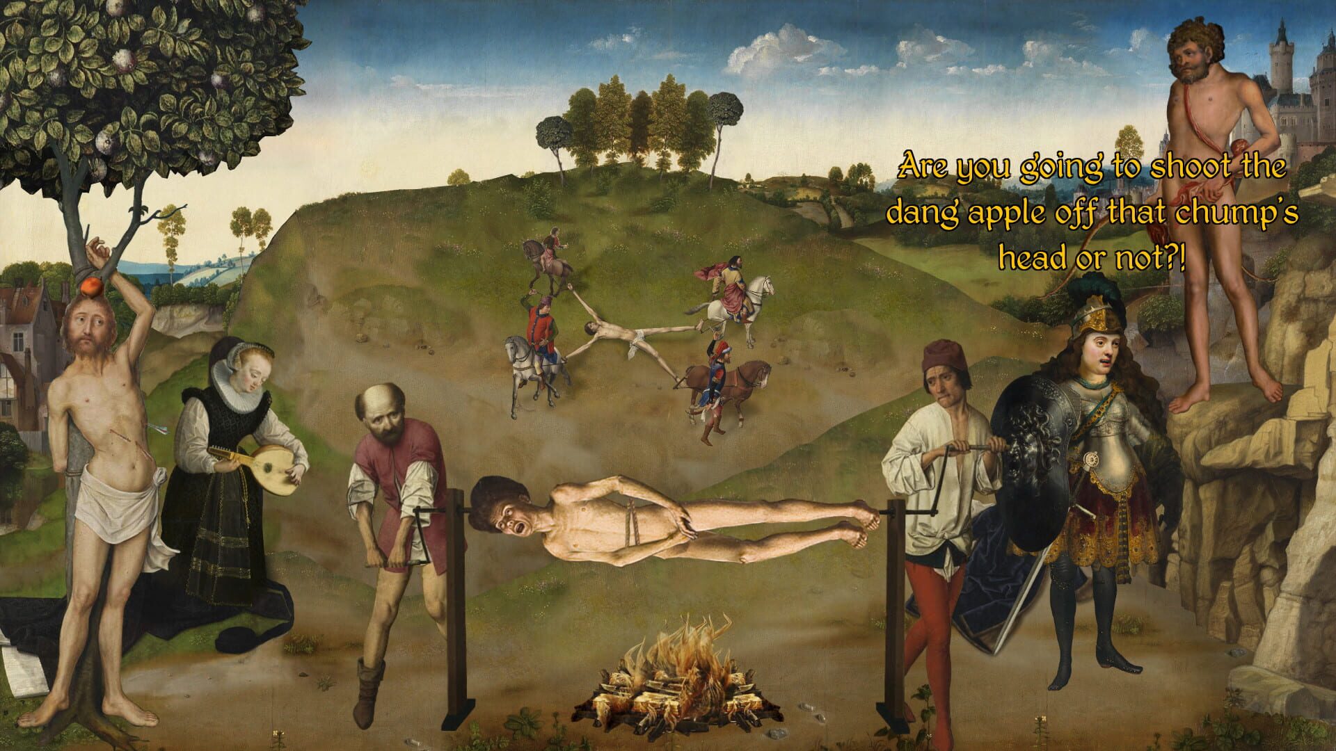 Screenshot for The Procession to Calvary