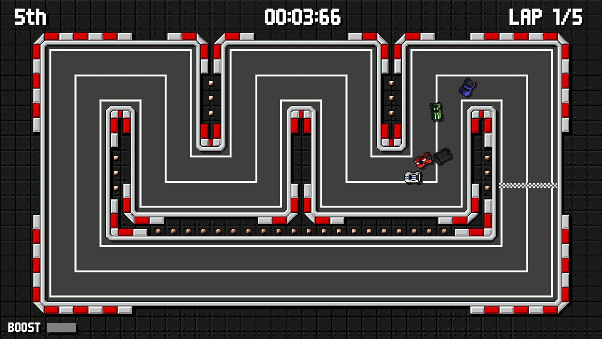 Screenshot for Retro Pixel Racers