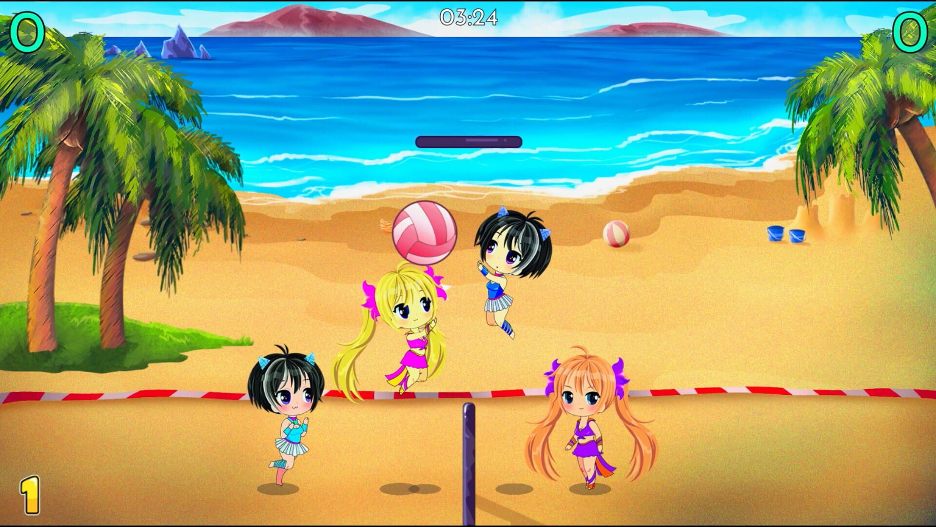 Screenshot for Chibi Volleyball