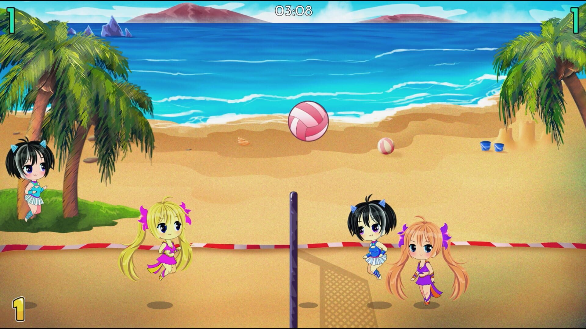 Screenshot for Chibi Volleyball
