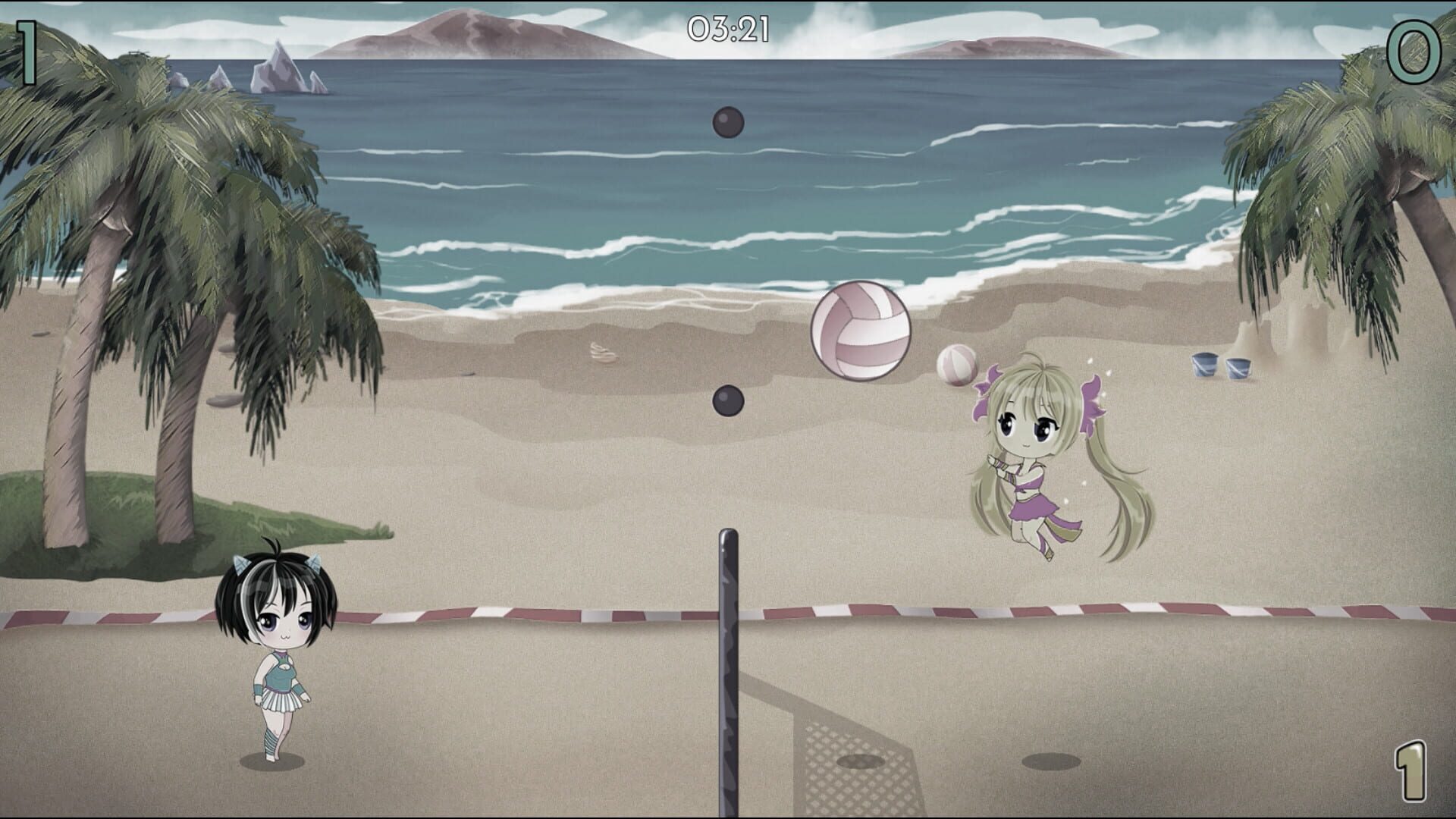 Screenshot for Chibi Volleyball
