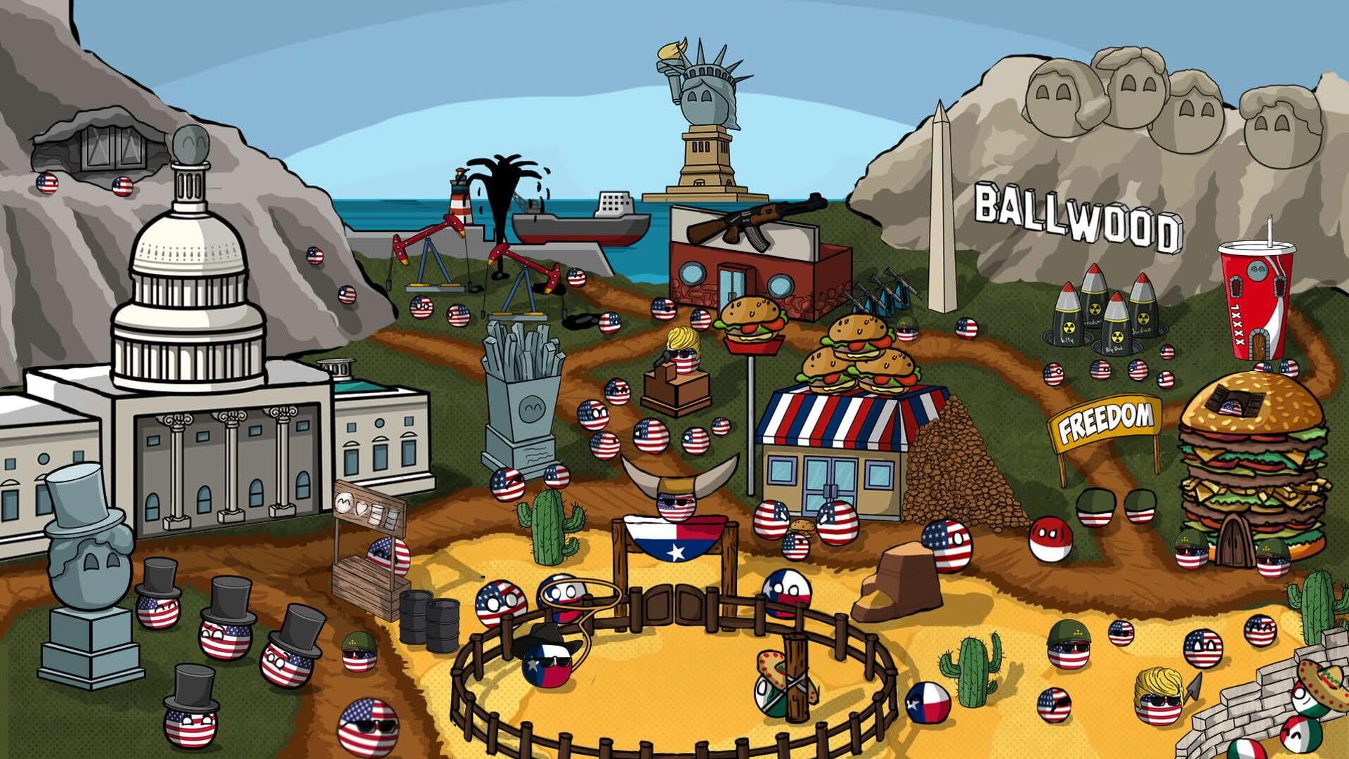 Screenshot for CountryBalls Heroes