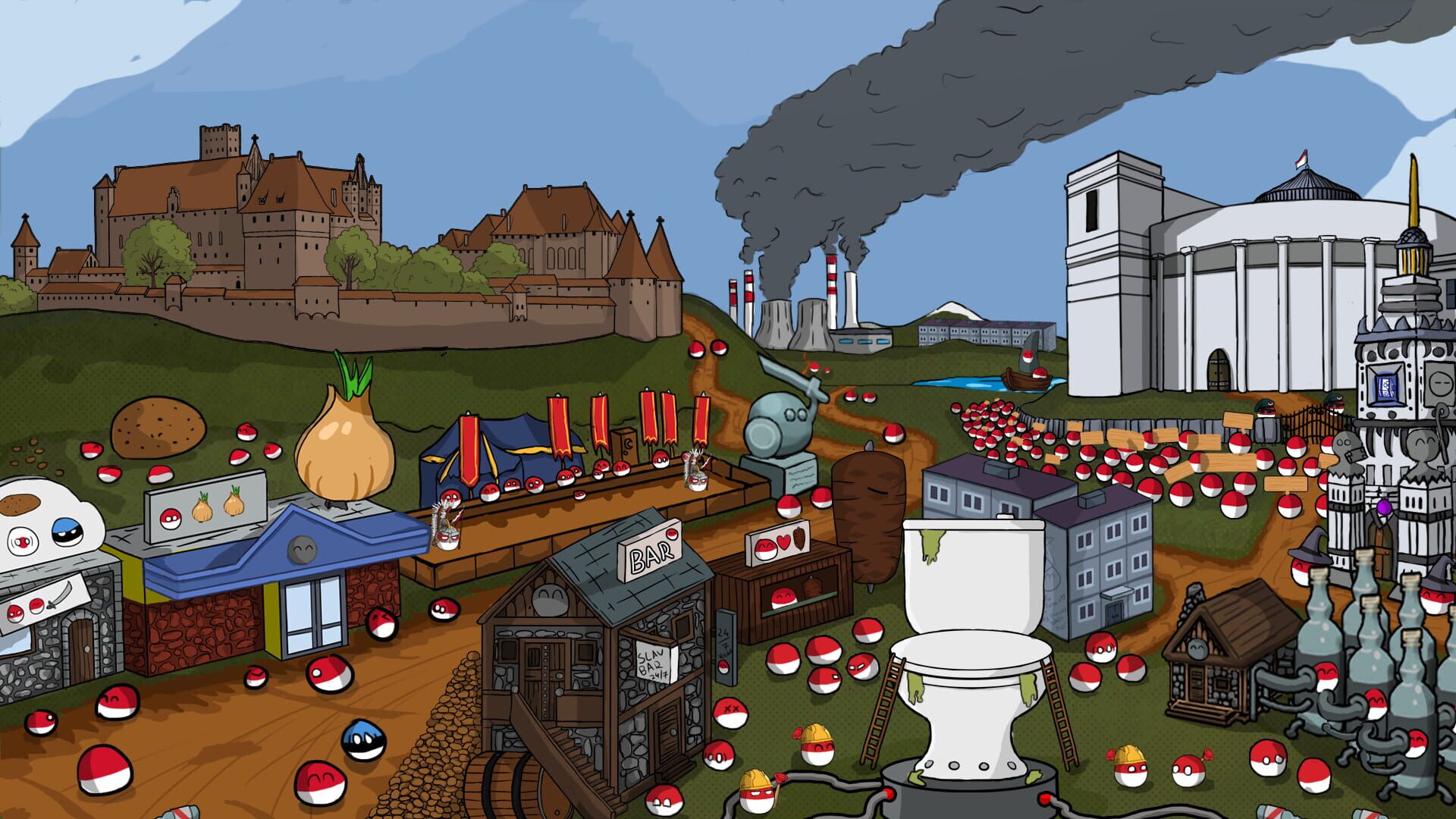 Screenshot for CountryBalls Heroes