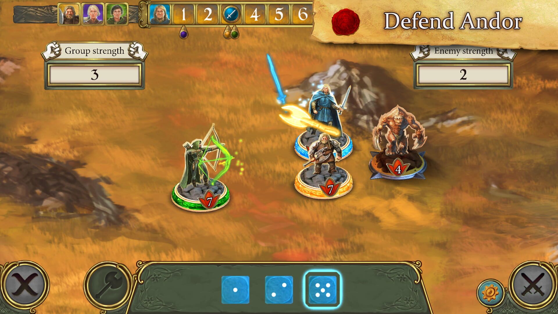 Screenshot for Legends of Andor: The King's Secret