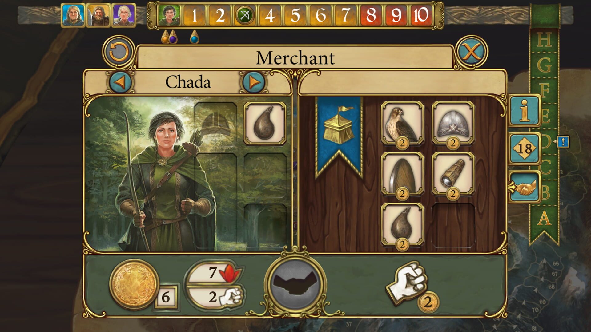 Screenshot for Legends of Andor: The King's Secret