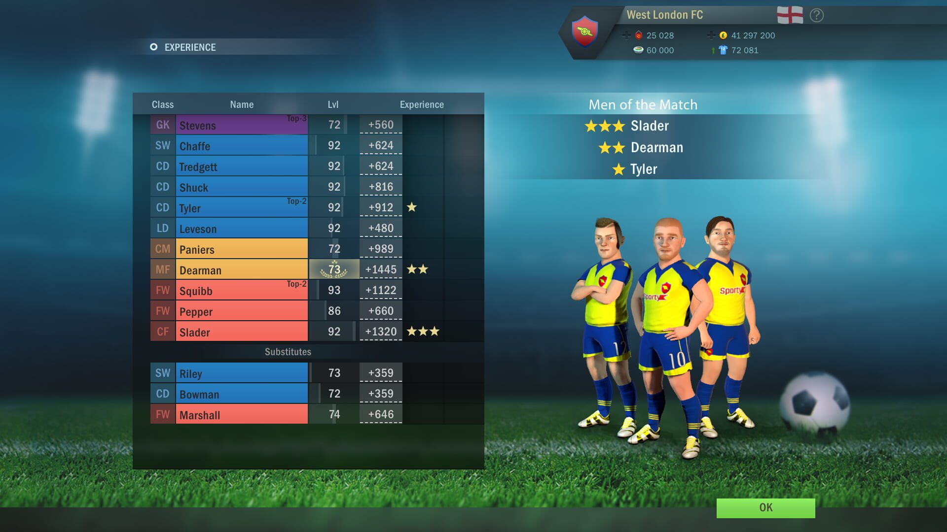 Screenshot for Football, Tactics & Glory