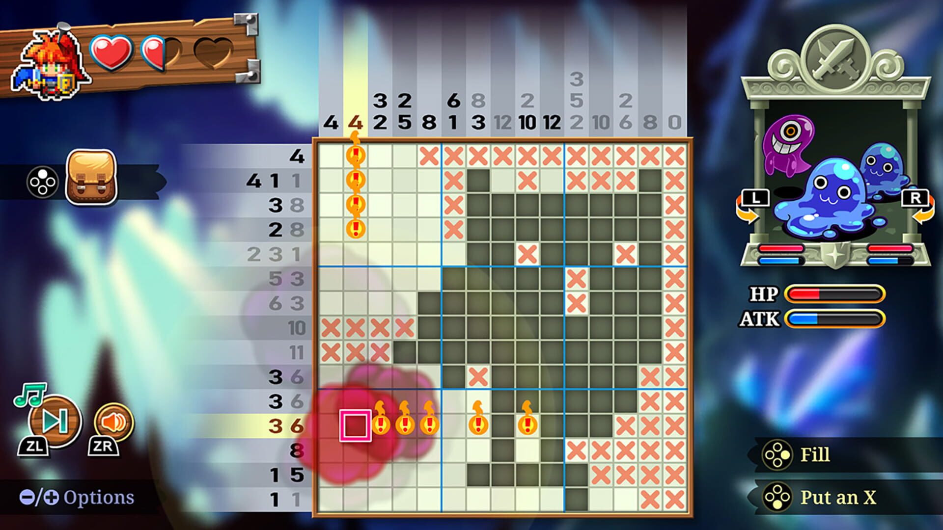 Screenshot for PictoQuest: The Cursed Grids