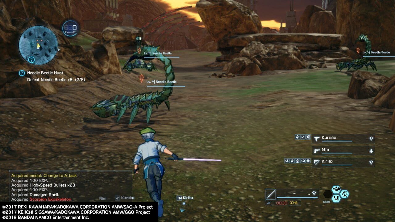 Screenshot for Sword Art Online: Fatal Bullet